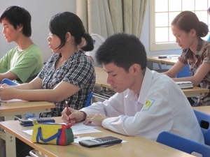 Thí sinh dự thi đại học. Ảnh: Vietnam+