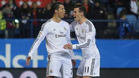 Ronaldo và Bale chơi rất hay trong trận đấu này. Ảnh: AP