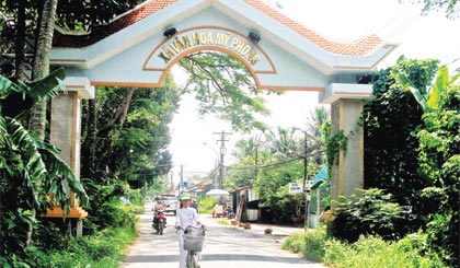 Mỹ Phong đang quyết tâm đạt xã NTM vào đầu năm 2015.