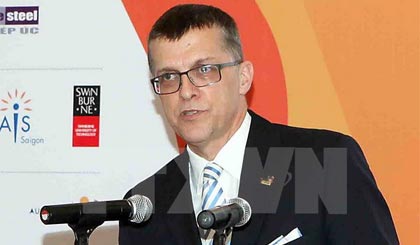 Đại sứ Australia tại Việt Nam Hugh Borrowman. Ảnh: Quý Trung/TTXVN