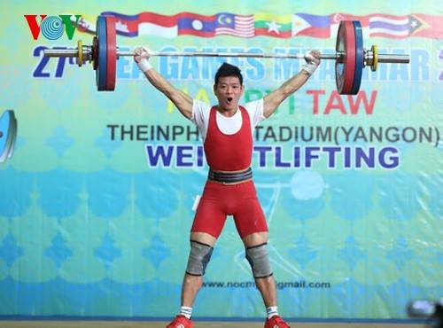 Thạch Kim Tuấn tiếp tục hướng tới việc chinh phục các kỷ lục ở môn cử tạ (Ảnh: Trọng Phú)