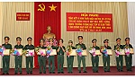 Đảng ủy Quân sự tỉnh: Khen thưởng điển hình học tập và làm theo Bác