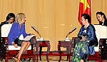 Phó Chủ tịch nước tiếp Phu nhân Phó Tổng thống Hoa Kỳ
