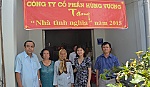 Công ty cổ phần Hùng Vương bàn giao nhà tình nghĩa
