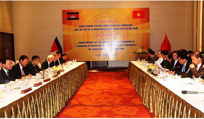 Quang cảnh buổi hội đàm. Nguồn: mt.gov.vn