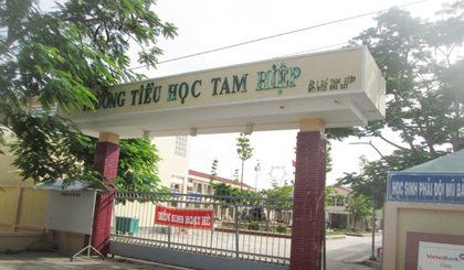 Trường Tiểu học Tam Hiệp đạt chuẩn Quốc gia mức 1.