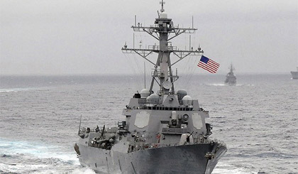 Tàu khu trục của USS Lassen của Mỹ. Nguồn: Sputniknews