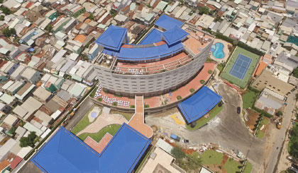 Khách sạn Mê Kông - Mỹ Tho do Công ty TNHH MTV XSKT Tiền Giang làm chủ đầu tư vừa đi vào hoạt động (ảnh: Trần Liêm)