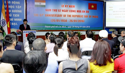 Quang cảnh Lễ kỷ niệm. (Ảnh: Thế Anh/TTXVN)