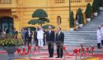 Cận cảnh lễ đón Tổng thống Hoa Kỳ Obama tại Phủ Chủ tịch