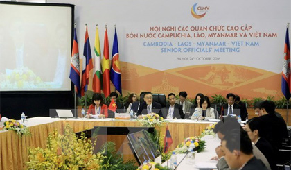 Quang cảnh hội nghị quan chức cao cấp CLMV lần thứ 8. Ảnh: Phạm Kiên/TTXVN