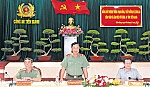 Thứ trưởng Bộ Công an thăm và làm việc với Công an Tiền Giang