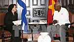 Chủ tịch Quốc hội Nguyễn Thị Kim Ngân hội kiến Chủ tịch Quốc hội Cuba