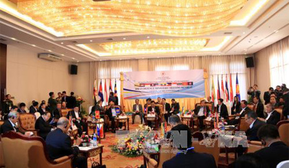 Lễ khai mạc Hội nghị hẹp Bộ trưởng Quốc phòng các nước ASEAN khai mạc sáng 16/11 tại Vientiane, Lào