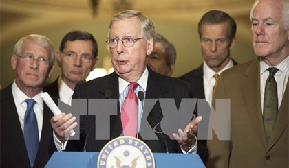 Thượng nghị sỹ Mitch McConnell. Nguồn: AFP/TTXVN