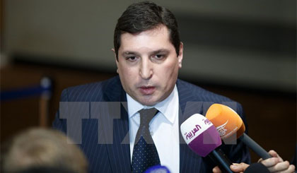 Phó Đại sứ Nga tại Liên hợp quốc Vladimir Safronkov. Ảnh: THX/TTXVN