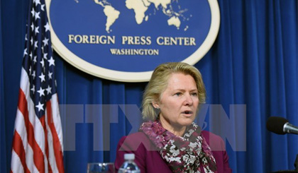Quyền Trợ lý ngoại trưởng Mỹ Susan Thornton. Nguồn: THX/TTXVN