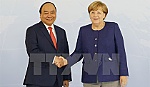 Thủ tướng Nguyễn Xuân Phúc hội đàm với Thủ tướng Đức Angela Merkel