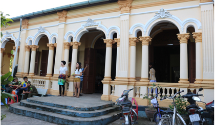 Ngôi nhà cổ ông Liêm là một trong ngôi nhà cổ của Làng cổ Đông Hòa Hiệp