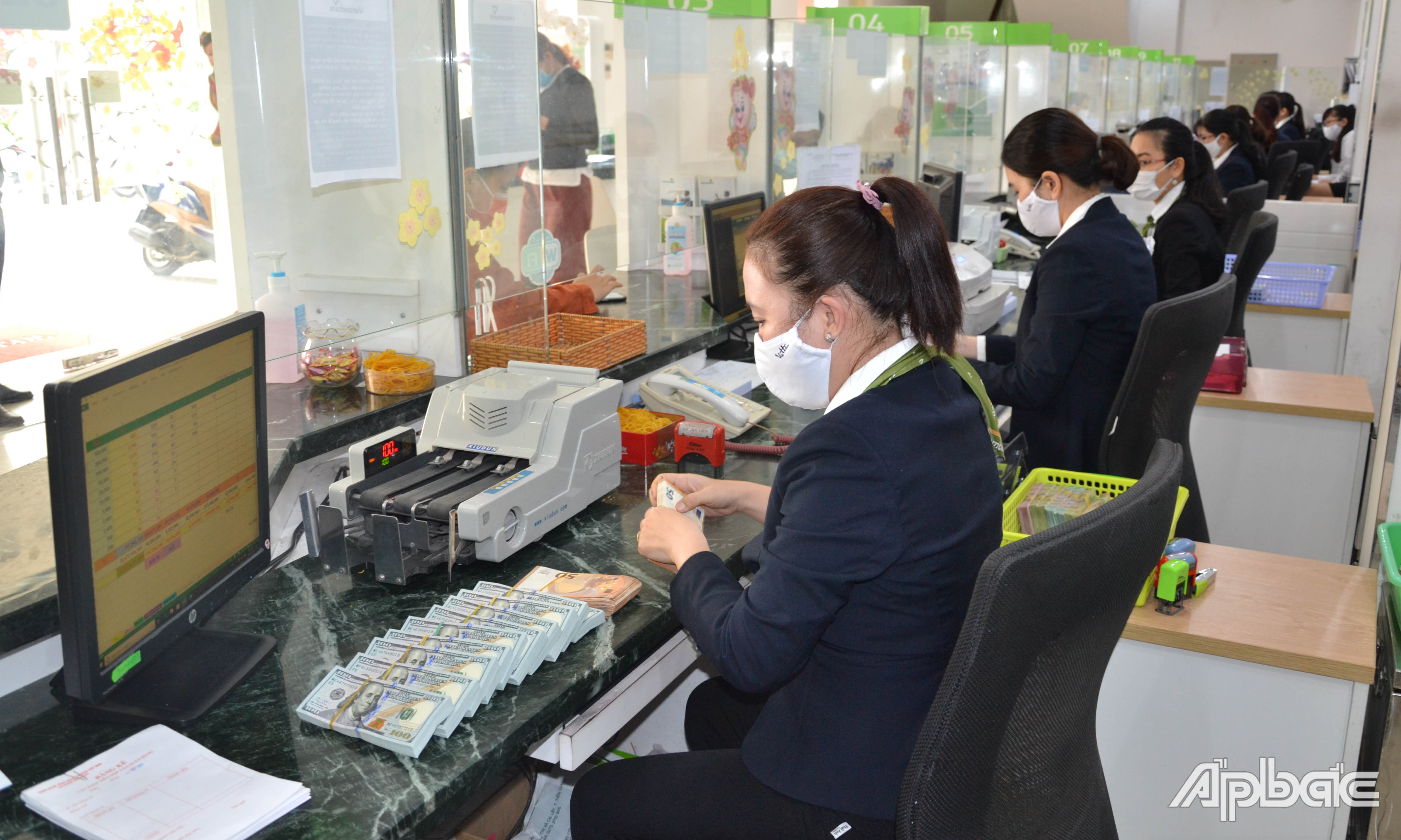Hoạt động của Vietcombank Tiền Giang được duy trì thông suốt.