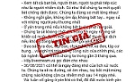 Giả mạo phát ngôn chỉ đạo chống dịch của Phó thủ tướng Vũ Đức Đam