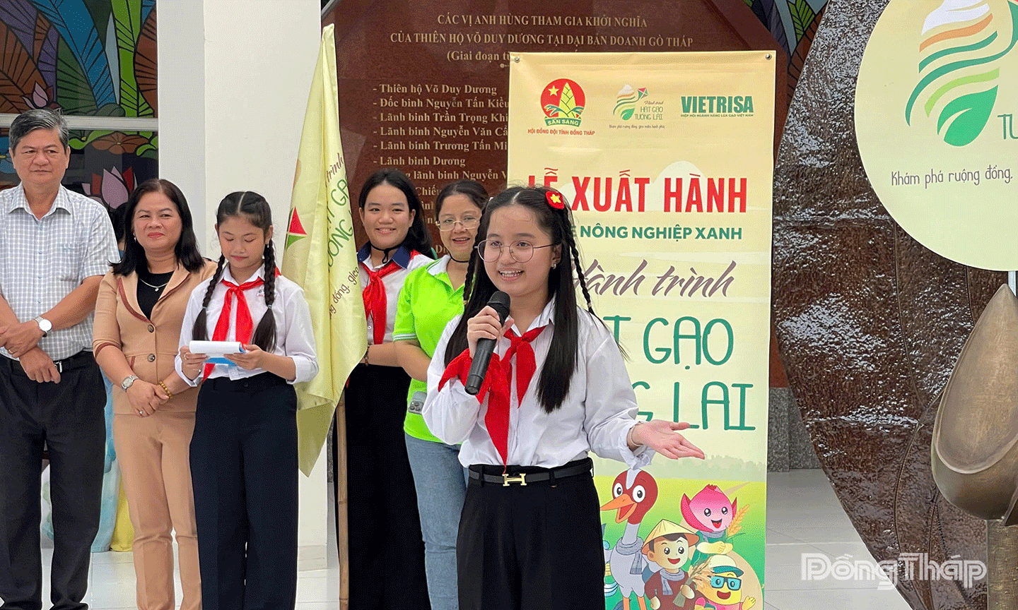 ĐỒNG THÁP: Lễ xuất hành Kỳ hè nông nghiệp xanh 