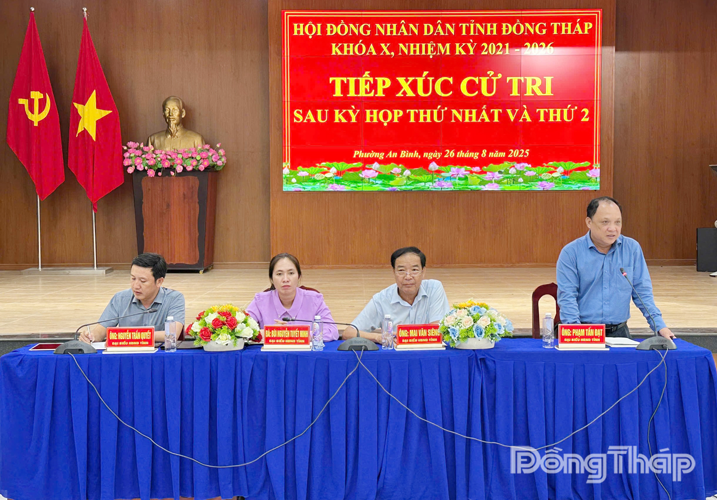 Đồng Tháp: Cử tri kiến nghị tỉnh đầu tư sửa chữa, xây dựng nhiều tuyến đường