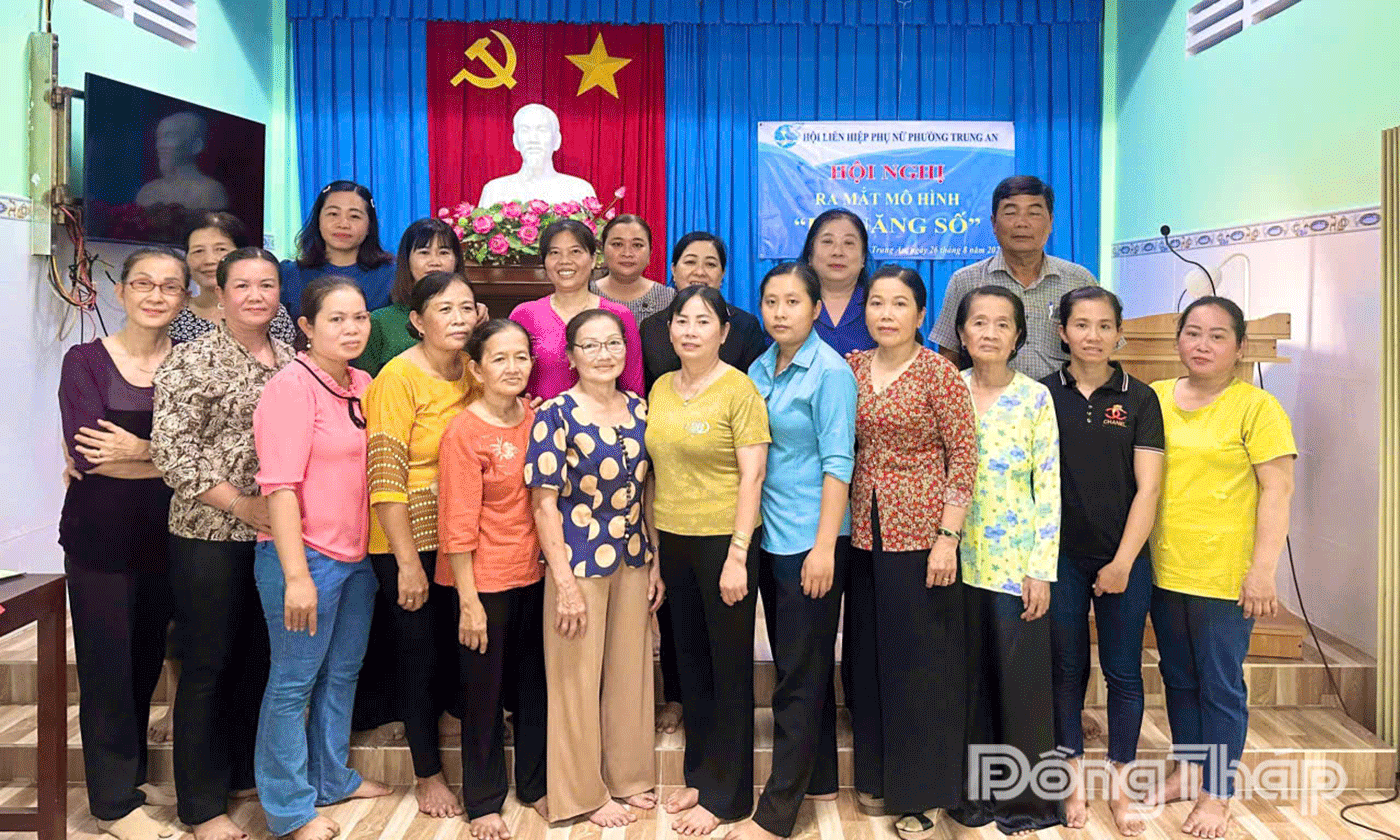 Hội Liên hiệp Phụ nữ phường Trung An ra mắt mô hình 