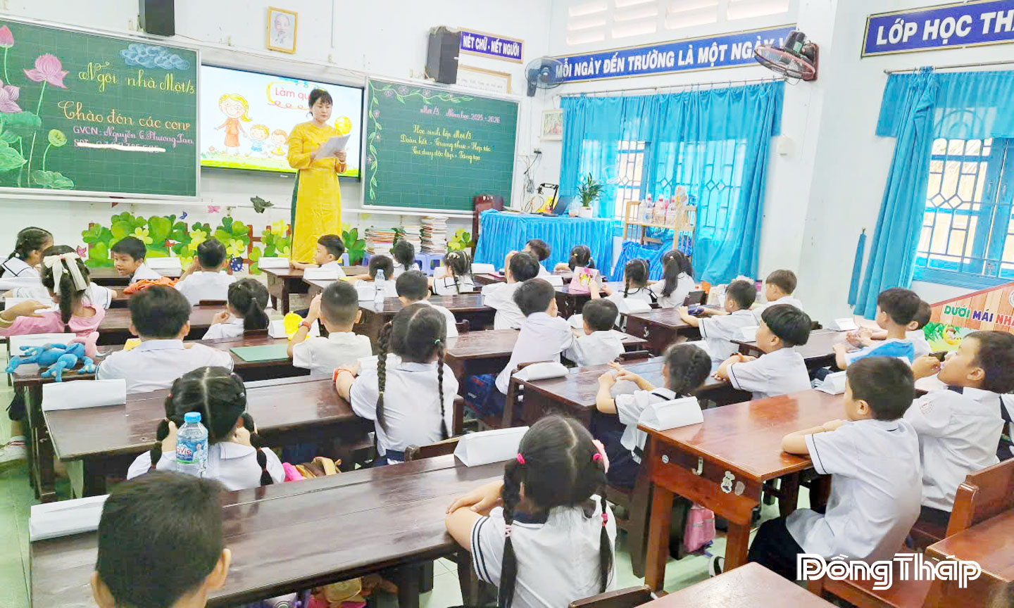Tạo mọi điều kiện tốt để học sinh yên tâm đến trường
