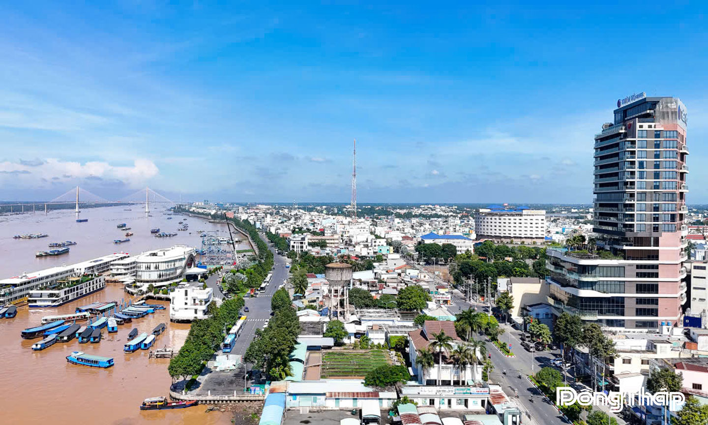 Diện mạo mới của tỉnh Đồng Tháp.                                                                                                                                                                                                                                                                                                     Ảnh: TRUNG HẬU