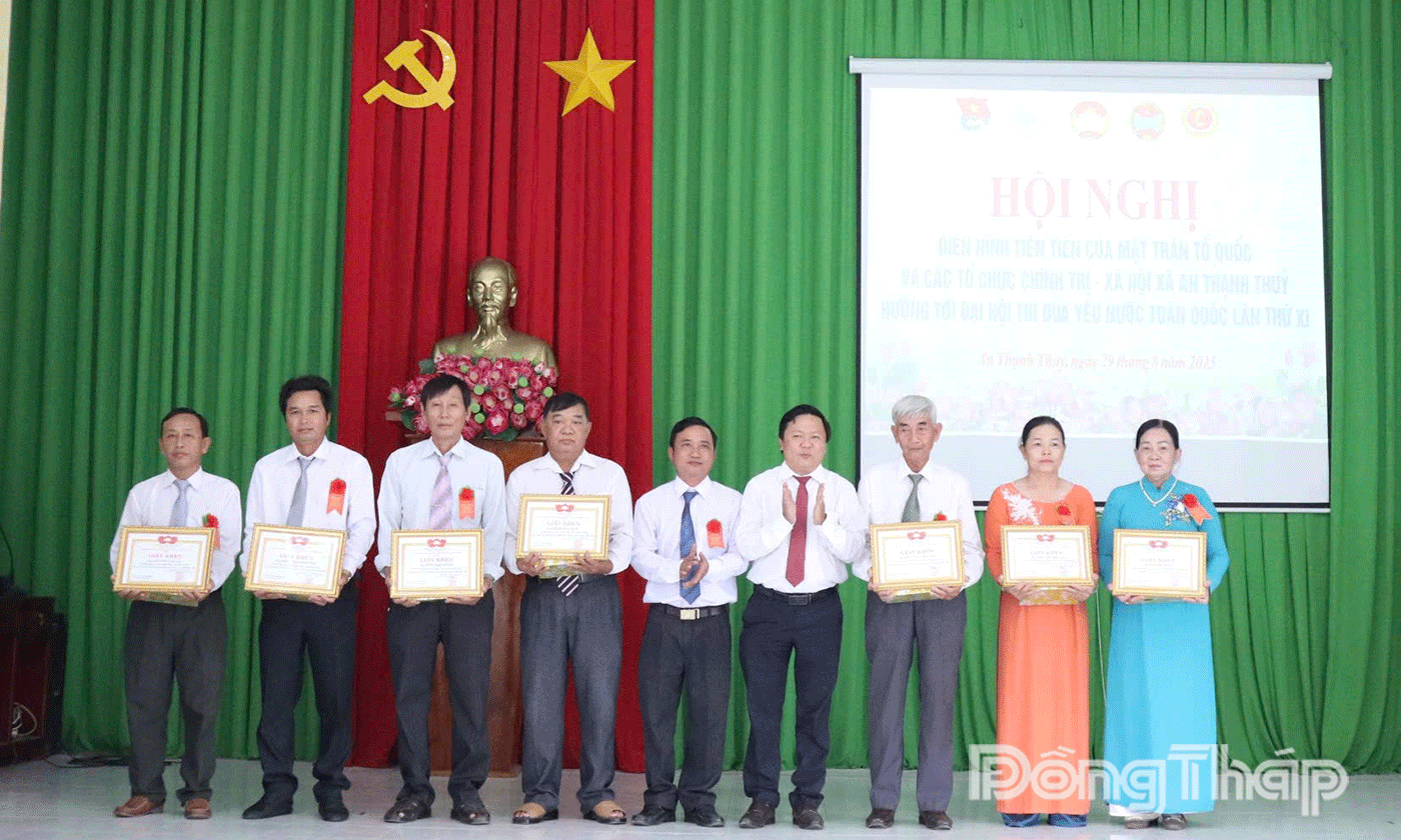 Tuyên đương tập thể, cá nhân điển hình.