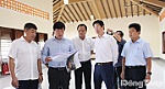 Bí thư Tỉnh ủy Lê Quốc Phong kiểm tra tiến độ thực hiện các công trình