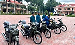 Đồng Tháp bàn giao 204 xe mô tô cho Ban Chỉ huy Quân sự cấp xã