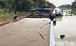 Cảnh sát giao thông Đồng Tháp liên tục phát hiện, xử lý các vụ vận chuyển cát trái phép