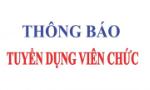 Thông báo tuyển dụng viên chức tại Trường Đại học Đồng Tháp năm 2025