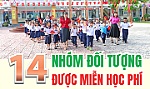 [Infographic] 14 nhóm đối tượng được miễn học phí