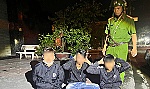 Cảnh sát 113 bắt giữ nhóm thanh thiếu niên mang hung khí 