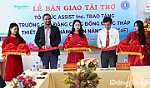 Tổ chức ASSIST Inc bàn giao tài trợ thiết bị thực hành điện, điện tử