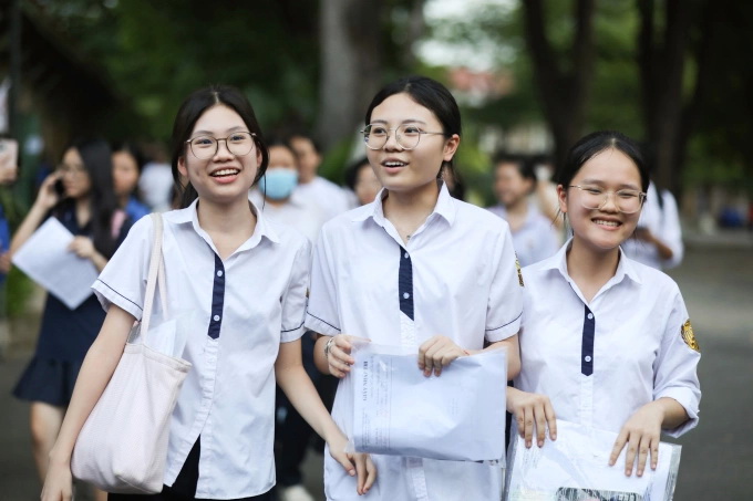 Học sinh thi lớp 10 ở Hà Nội năm 2025. Ảnh: Tùng Đinh