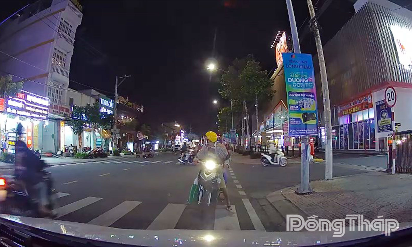 Hiện trường vụ tai nạn.