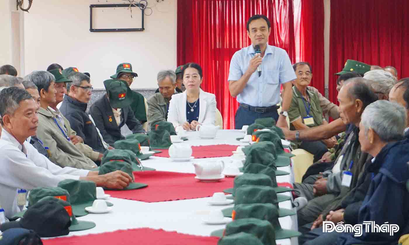 Đồng chí Nguyễn Văn Vũ Minh chúc Đoàn có chuyến tham quan miền Bắc để lại nhiều ấn tượng đẹp.