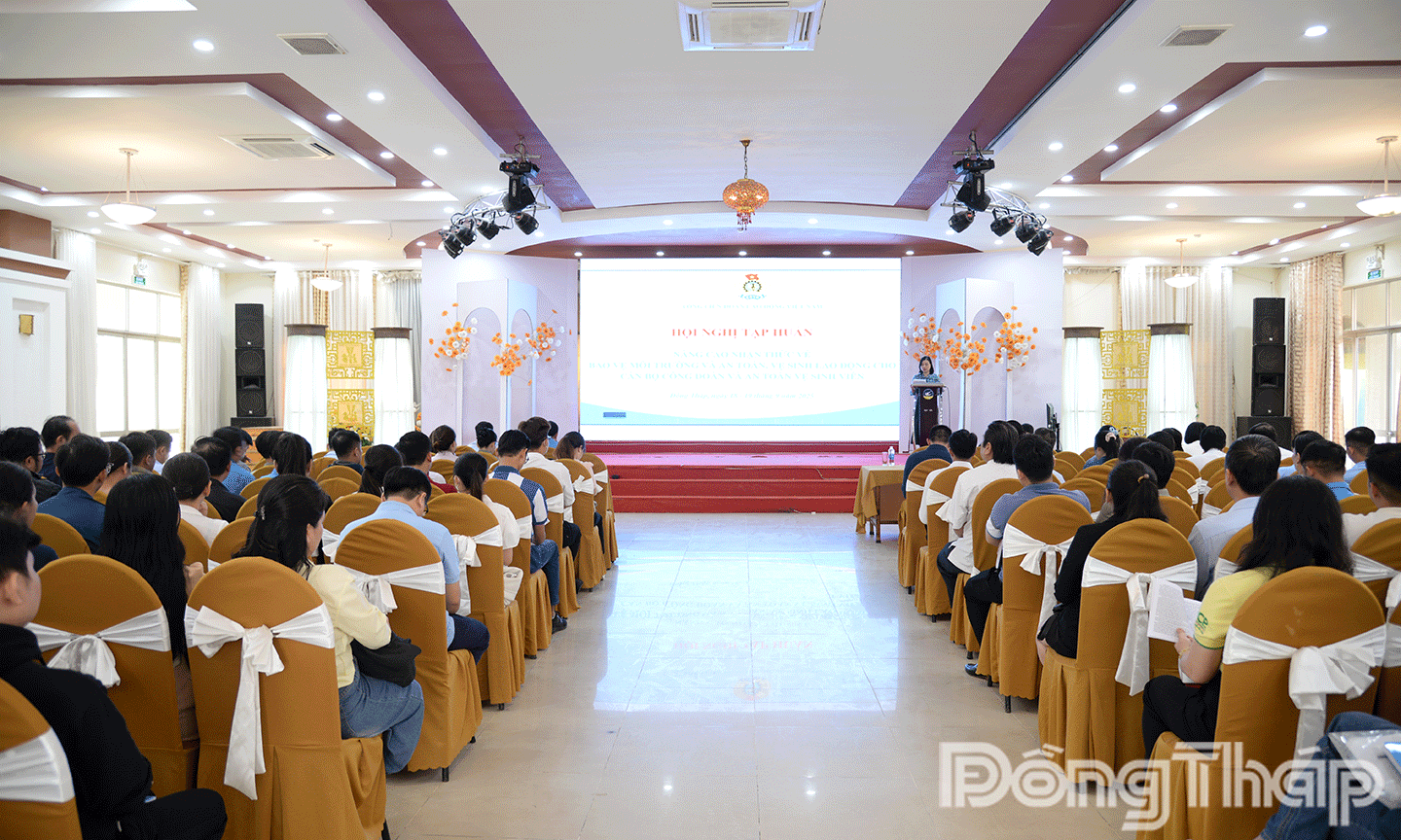 tập huấn “Nâng cao nhận thức về bảo vệ môi trường, an toàn, vệ sinh lao động”