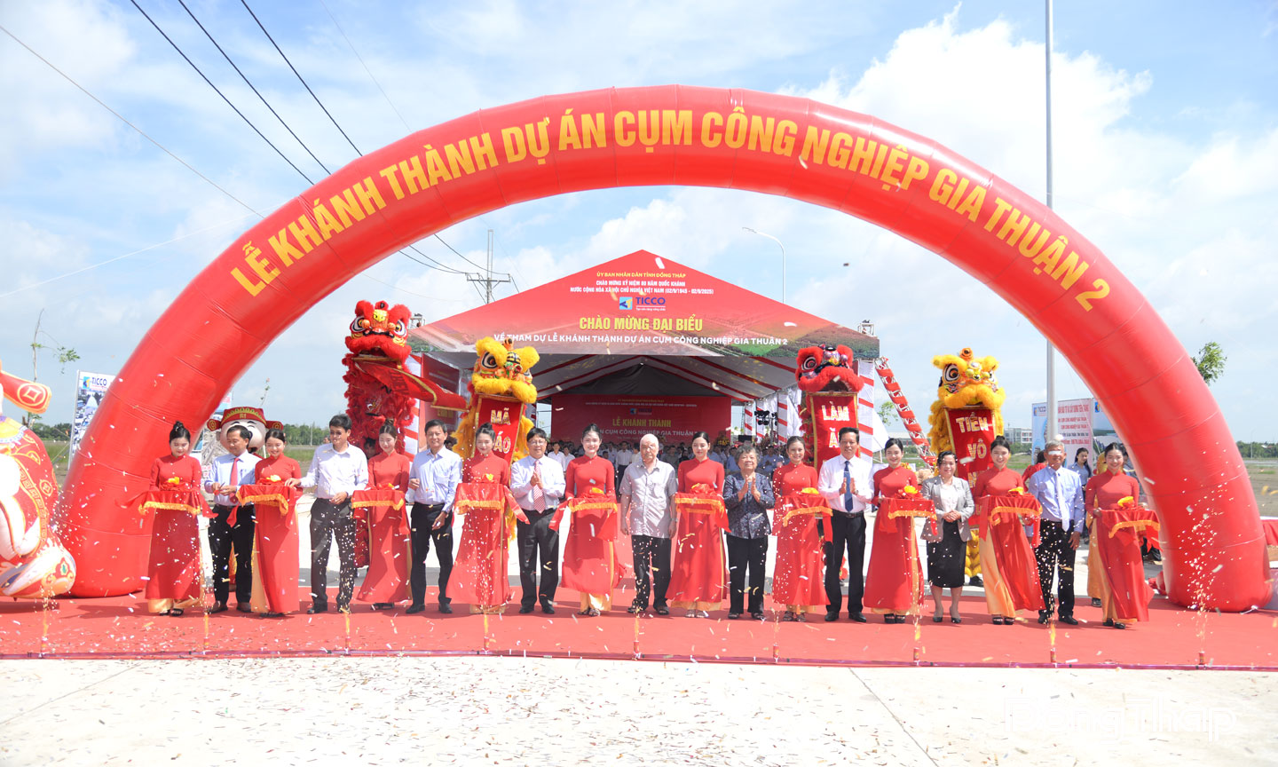 Cụm công nghiệp Gia Thuận 2 đã được khánh thành và đang kêu gọi các nhà đầu tư thứ cấp.