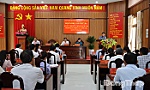 Trưởng Ban Tổ chức Tỉnh ủy Nguyễn Văn Mười dự Hội nghị Ban Chấp hành Đảng bộ xã Chợ Gạo lần thứ III
