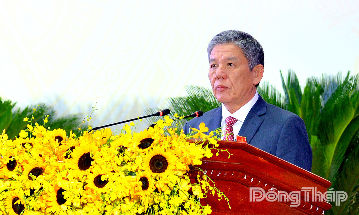 Toàn văn phát biểu của đồng chí Ngô Chí Cường, Bí thư Tỉnh ủy Đồng Tháp nhiệm kỳ 2025 - 2030