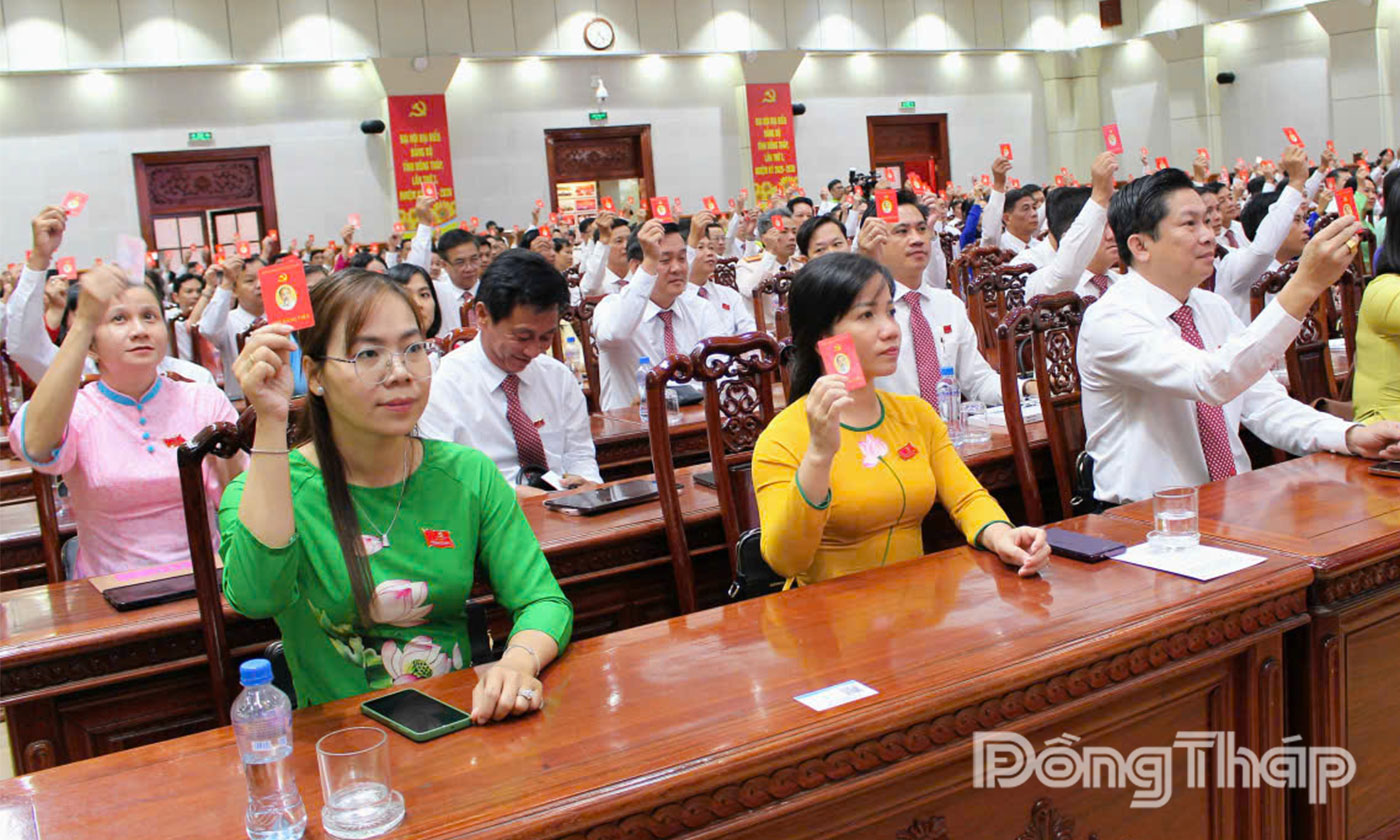 Nghị quyết Đại hội đại biểu Đảng bộ tỉnh Đồng Tháp lần thứ I, nhiệm kỳ 2025 - 2030