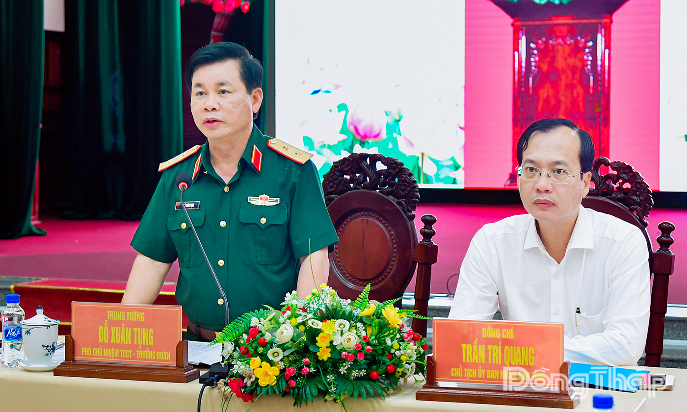 Bộ Quốc phòng kiểm tra toàn diện tại Bộ Chỉ huy Quân sự tỉnh Đồng Tháp