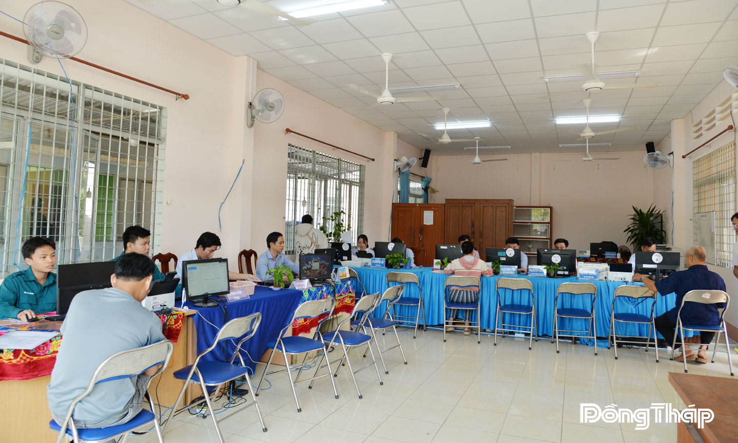 Trung tâm Phục vụ hành chính công xã Kim Sơn, tỉnh Đồng Tháp.