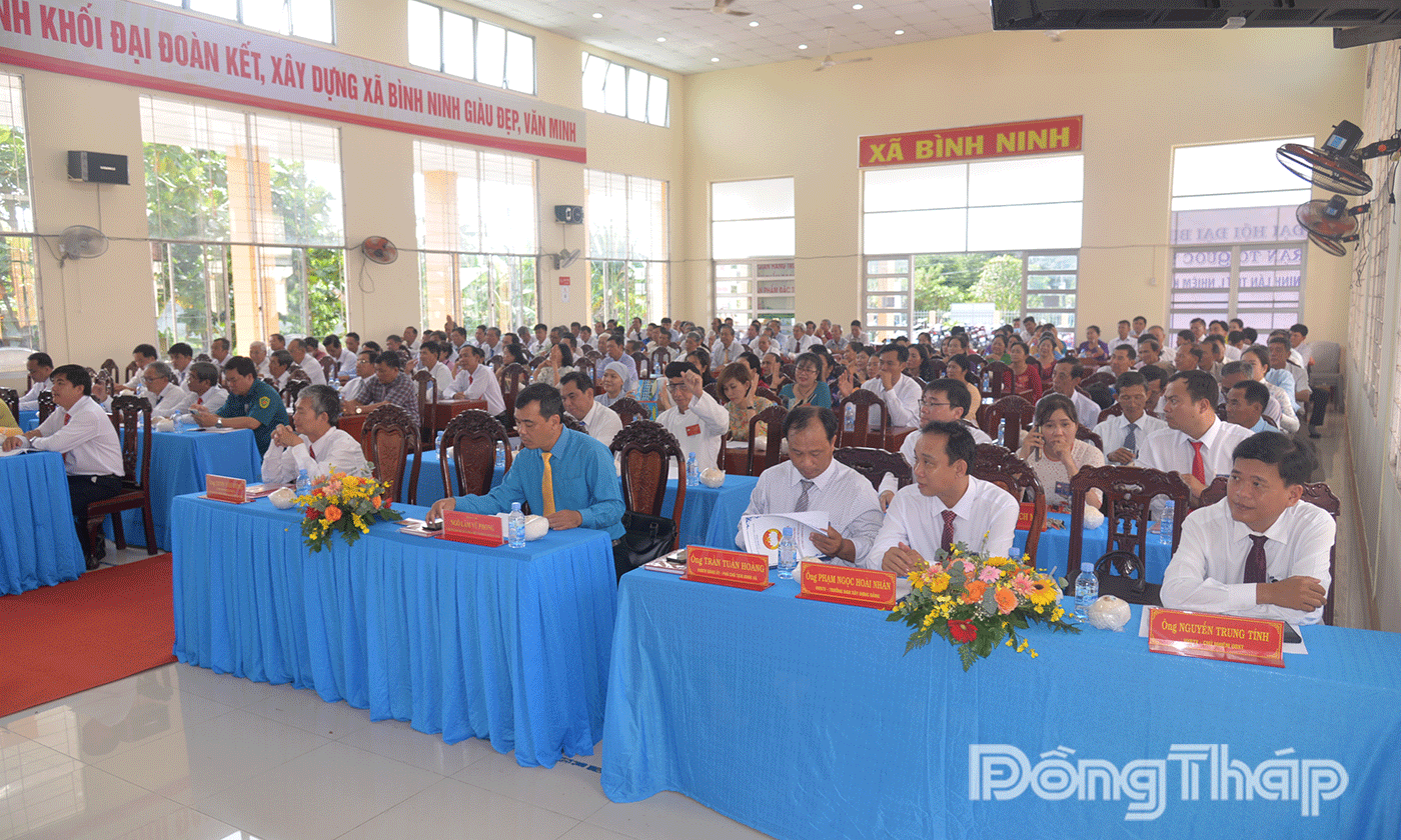 Đại biểu hiệp thương cử Ủy ban MTTQ xã Bình Ninh nhiệm kỳ 2025-2030.