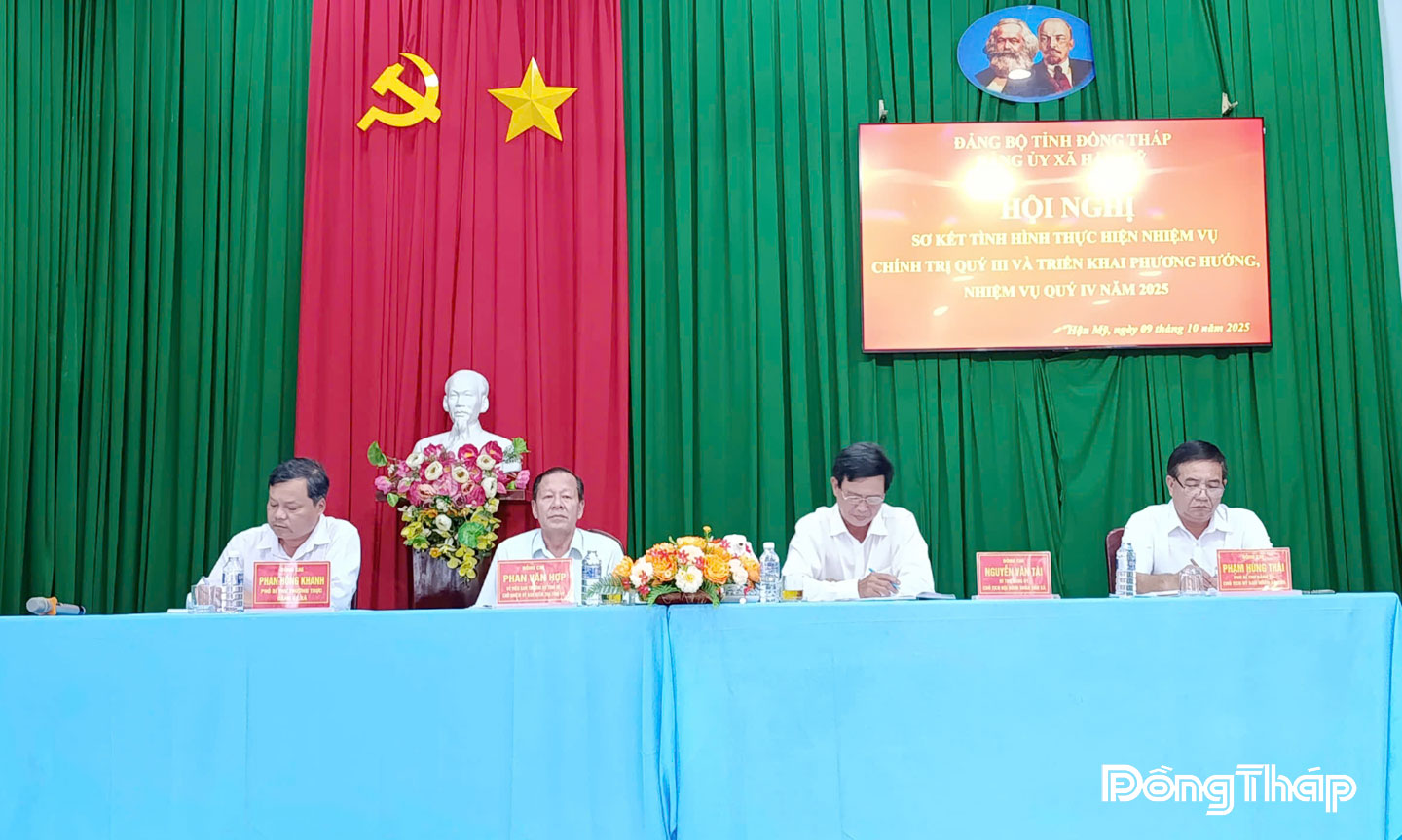 đồng chí Phan Văn Hợp, Ủy viên Ban Thường vụ Tỉnh ủy, Chủ nhiệm Ủy ban Kiểm tra Tỉnh ủy.